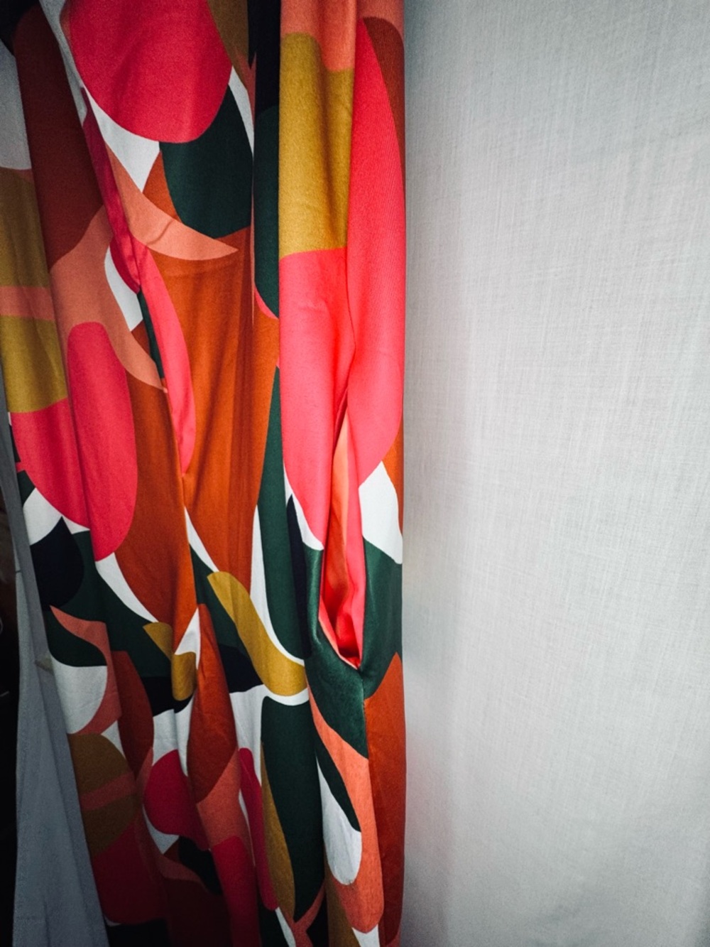 Two Rompers- Multicolor Abstract & Black Floral - Picture 7 of 8